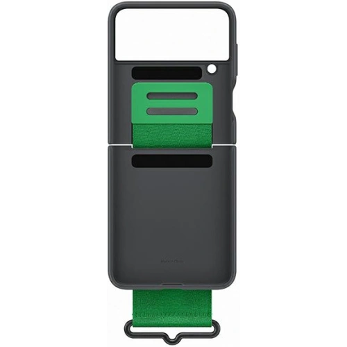 Etui Samsung Galaxy Z Flip 4 EF-GF721TBEGWW czarny/black Silicone Cover Strap