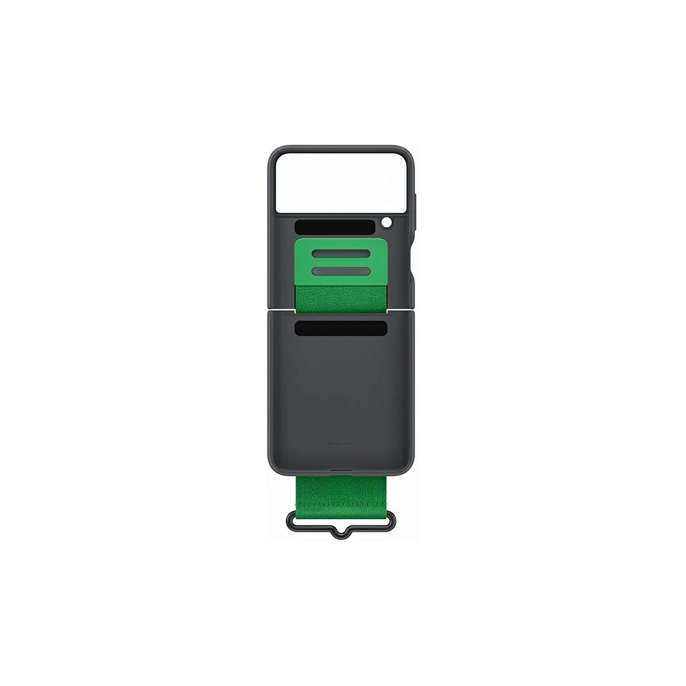 Wholesale Samsung Galaxy Z Flip 4 EF-GF721TBEGWW black Silicone Cover Strap - SMG739 - {ean13} - Hurt