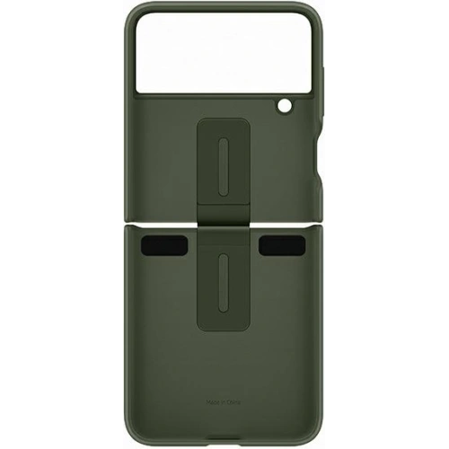 Etui Samsung Galaxy Z Flip 4 EF-PF721TGEGWW zielony/khaki Silicone Cover Ring