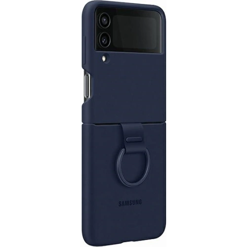 Etui Samsung Galaxy Z Flip 4 EF-PF721TNEGWW granatowy/navy Silicone Cover Ring