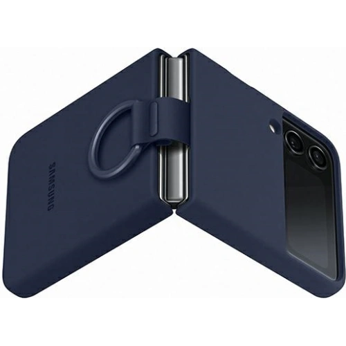 Etui Samsung Galaxy Z Flip 4 EF-PF721TNEGWW granatowy/navy Silicone Cover Ring