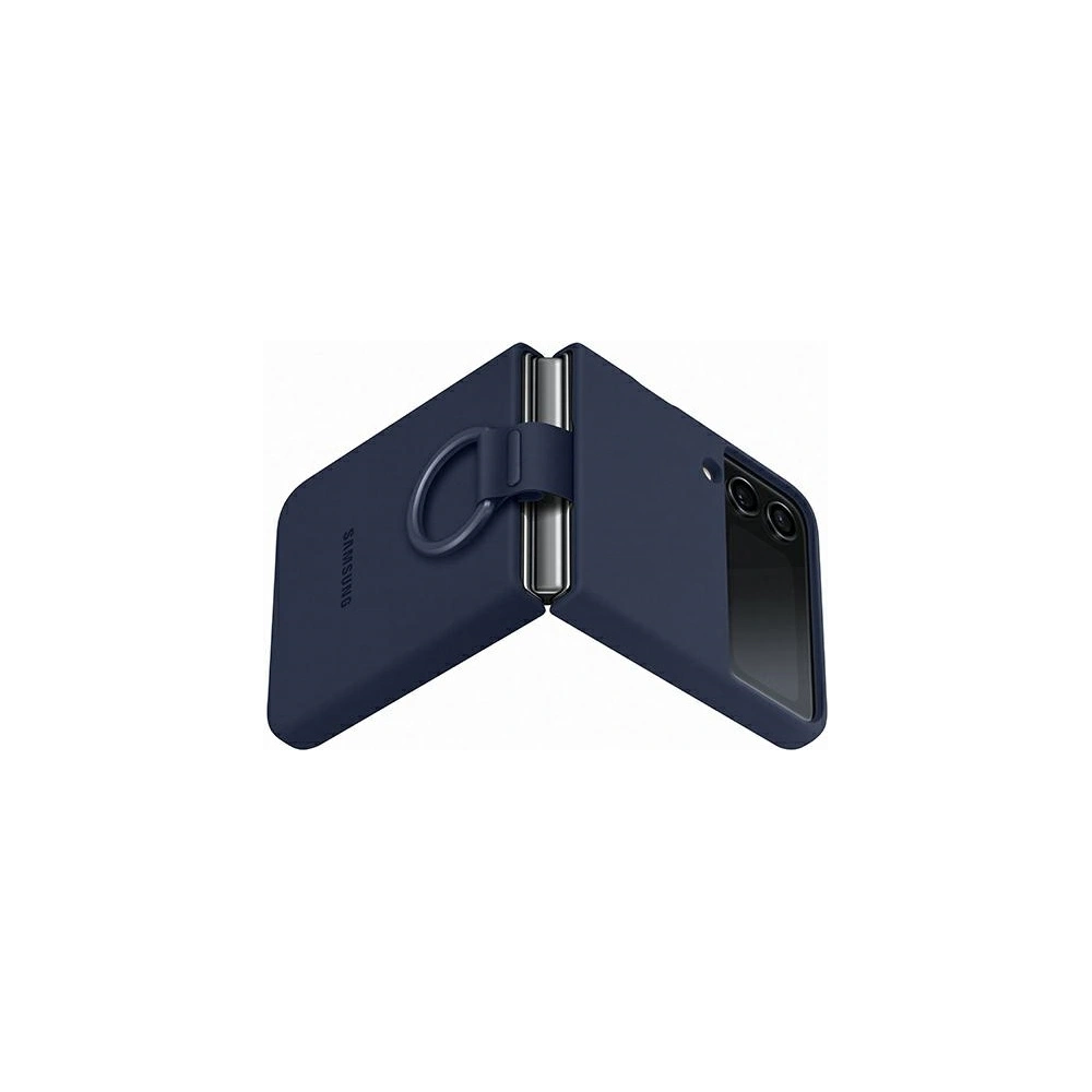Wholesale Samsung Galaxy Z Flip 4 EF-PF721TNEGWW navy Silicone Cover Ring - SMG744 - {ean13} - Hurt