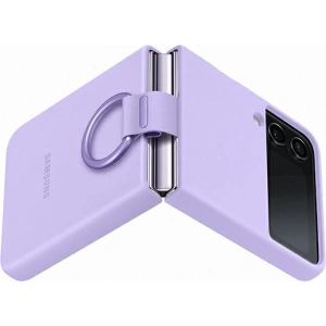 Wholesale Samsung Galaxy Z Flip 4 EF-PF721TVEGWW lavender Silicone Cover Ring - SMG746 - {ean13} - Hurt