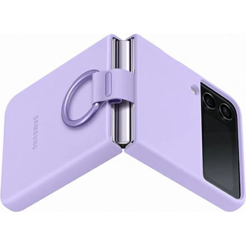 Etui Samsung Galaxy Z Flip 4 EF-PF721TVEGWW lawendowy/lavender Silicone Cover Ring