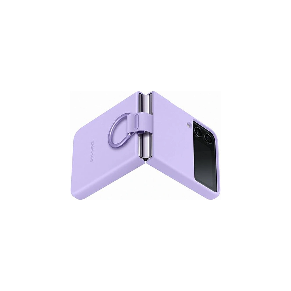 Hurtownia GSM - Etui Samsung Galaxy Z Flip 4 EF-PF721TVEGWW levandulové/Silicone Cover Ring - SMG746 - {ean13} - Hurt