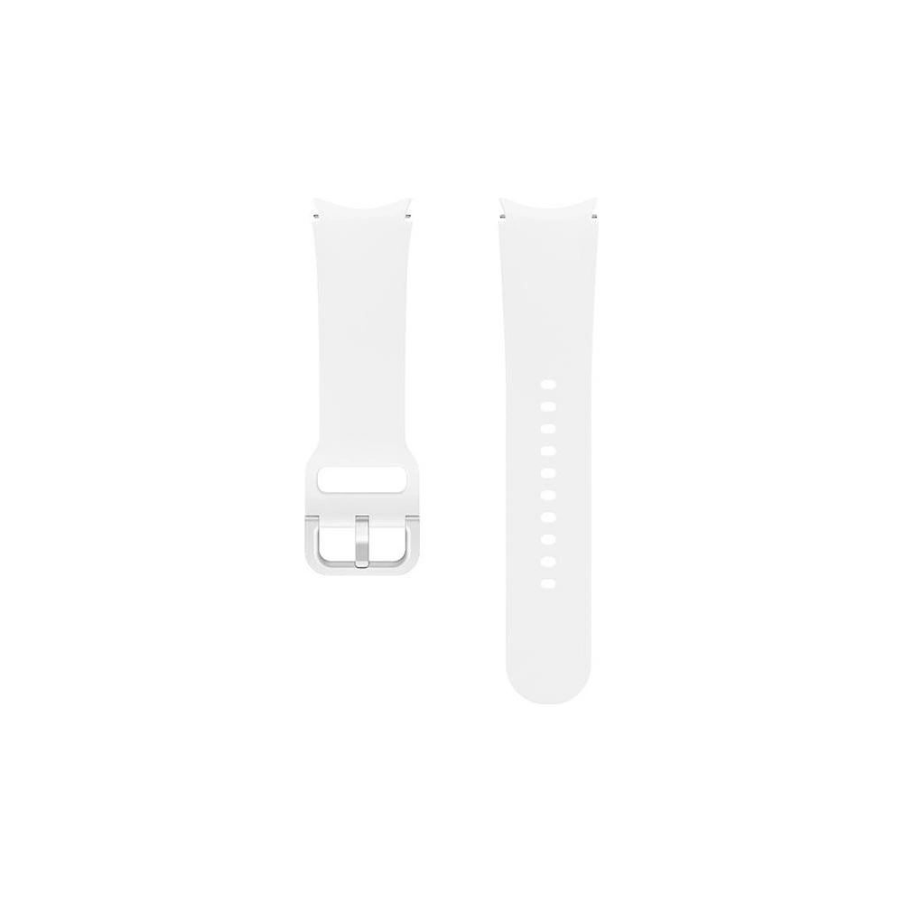 Hurtownia GSM - Pasek Samsung Galaxy Watch 4/5 20mm ET-SFR90SWEGEU Sport Band S/M biały/white - SMG749 - {ean13} - Hurt
