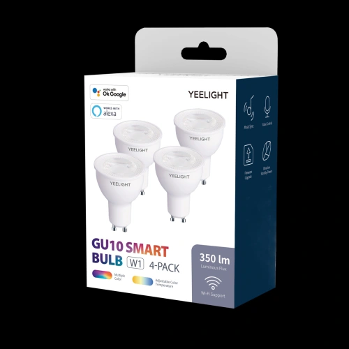 Inteligentna żarówka Yeelight W1 GU10 (kolor) [4 PACK]