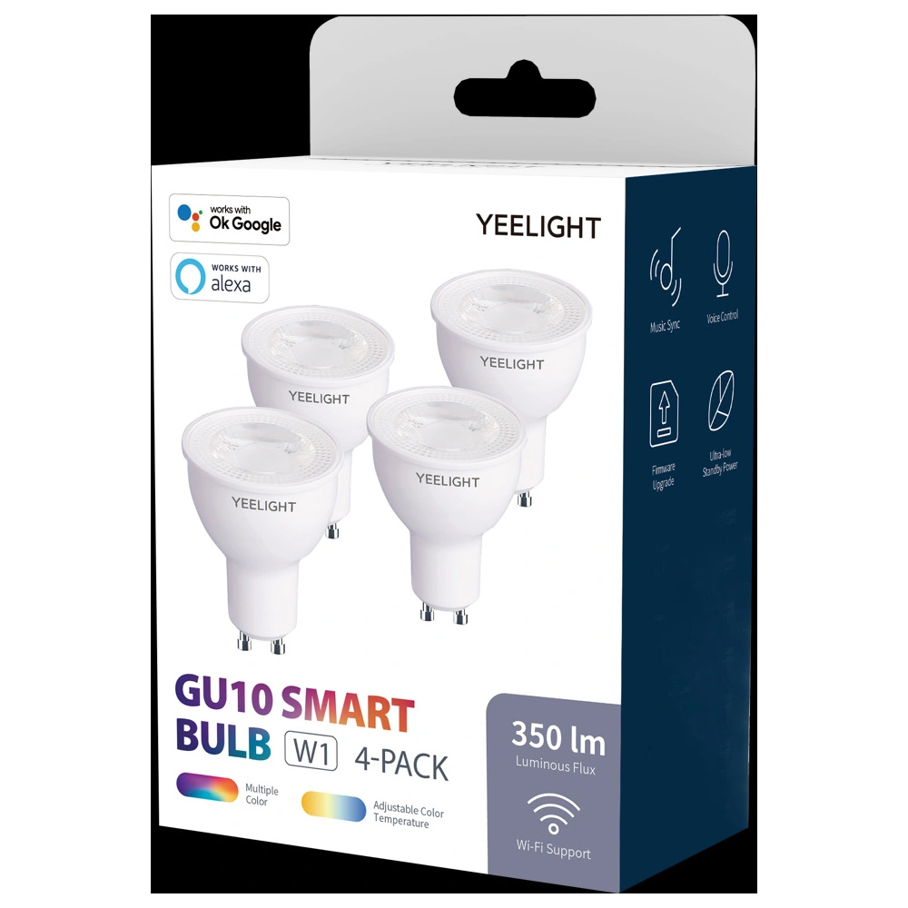 Hurtownia GSM - Inteligentní žárovka Yeelight W1 GU10 (barva) [4 PACK] - YLT81 - {ean13} - Hurt