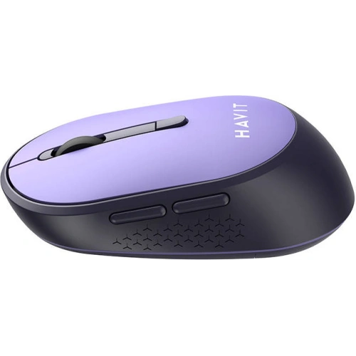 Bezprzewodowa mysz uniwersalna Havit MS78GT (fioletowa)
