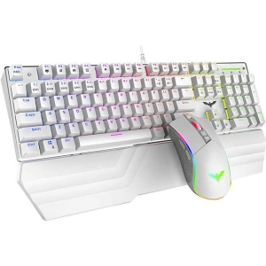 Wholesale Havit Gaming Set 2in1 KB389L Keyboard + Mouse (white) - HVT192 - {ean13} - Hurt