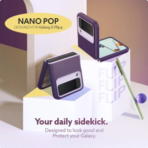 Wholesale Caseology Nano Pop Samsung Galaxy Z Flip 4 Light Violet - CSL063 - {ean13} - Hurt
