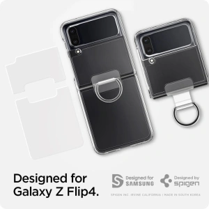 Wholesale Spigen Thin Fit Ring Samsung Galaxy Z Flip 4 Crystal Clear - SPN2316 - {ean13} - Hurt