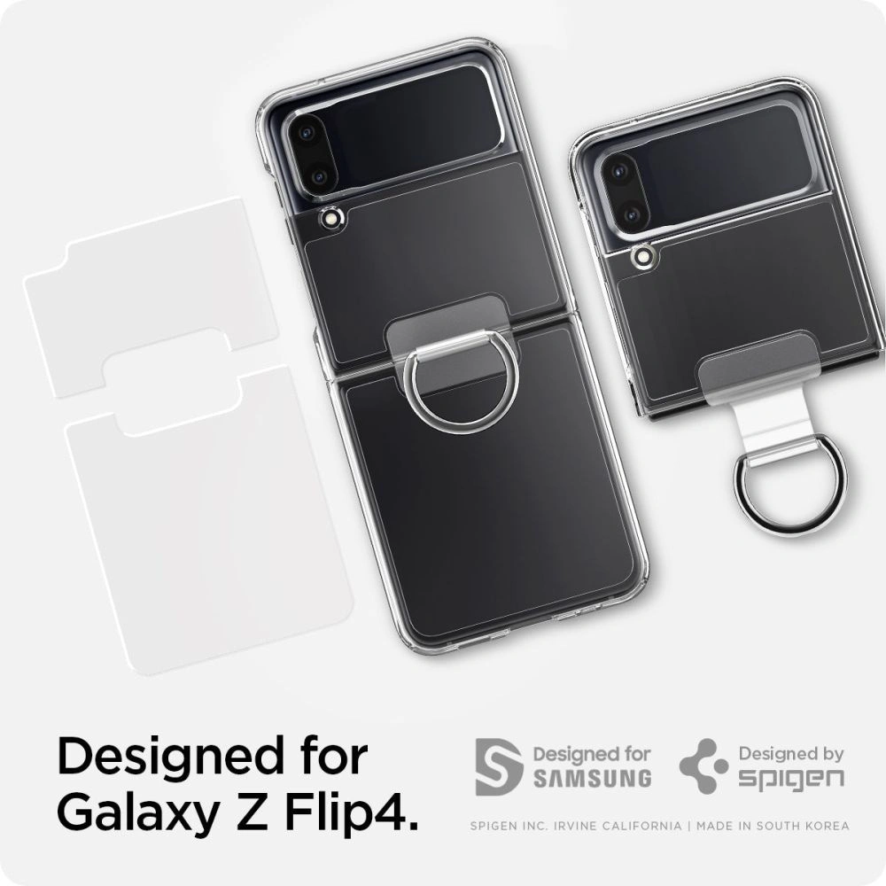 Wholesale Spigen Thin Fit Ring Samsung Galaxy Z Flip 4 Crystal Clear - SPN2316 - {ean13} - Hurt