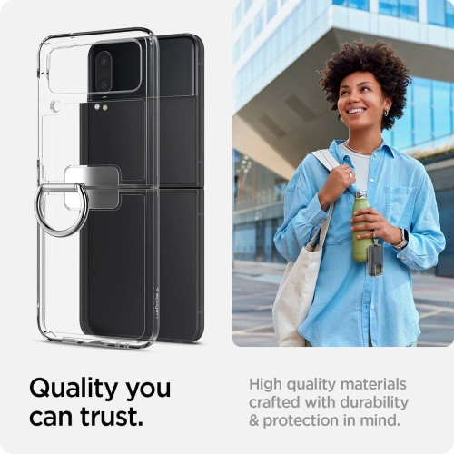 Etui Spigen Thin Fit Ring Samsung Galaxy Z Flip 4 Crystal Clear