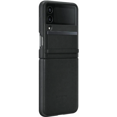 Etui Samsung Galaxy Z Flip 4 EF-VF721LBEGWW czarny/black Flap Leather Cover