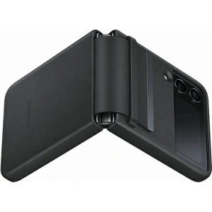 Wholesale Samsung Galaxy Z Flip 4 EF-VF721LBEGWW black Flap Leather Cover - SMG758 - {ean13} - Hurt