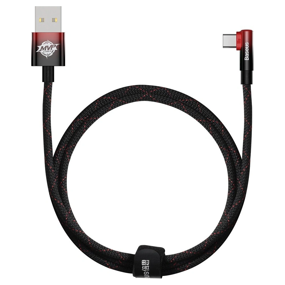 Hurtownia GSM - Kabel kątový Baseus MVP 2 Elbow Power Delivery USB - USB-C 1m 100W 5A červený - BSU3507 - {ean13} - Hurt