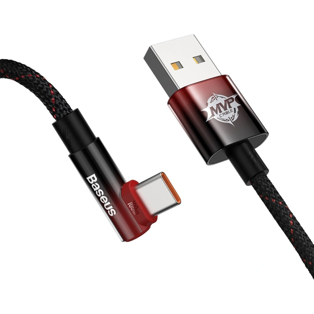 Hurtownia GSM - Kabel kątový Baseus MVP 2 Elbow Power Delivery USB - USB-C 1m 100W 5A červený - BSU3507 - {ean13} - Hurt