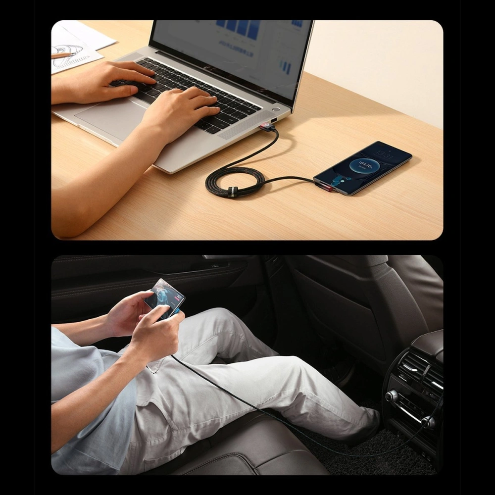 Hurtownia GSM - Kabel kątový Baseus MVP 2 Elbow Power Delivery USB - USB-C 1m 100W 5A červený - BSU3507 - {ean13} - Hurt