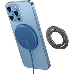 Wholesale Baseus Halo magnetic ring holder phone stand gray - BSU3509 - {ean13} - Hurt