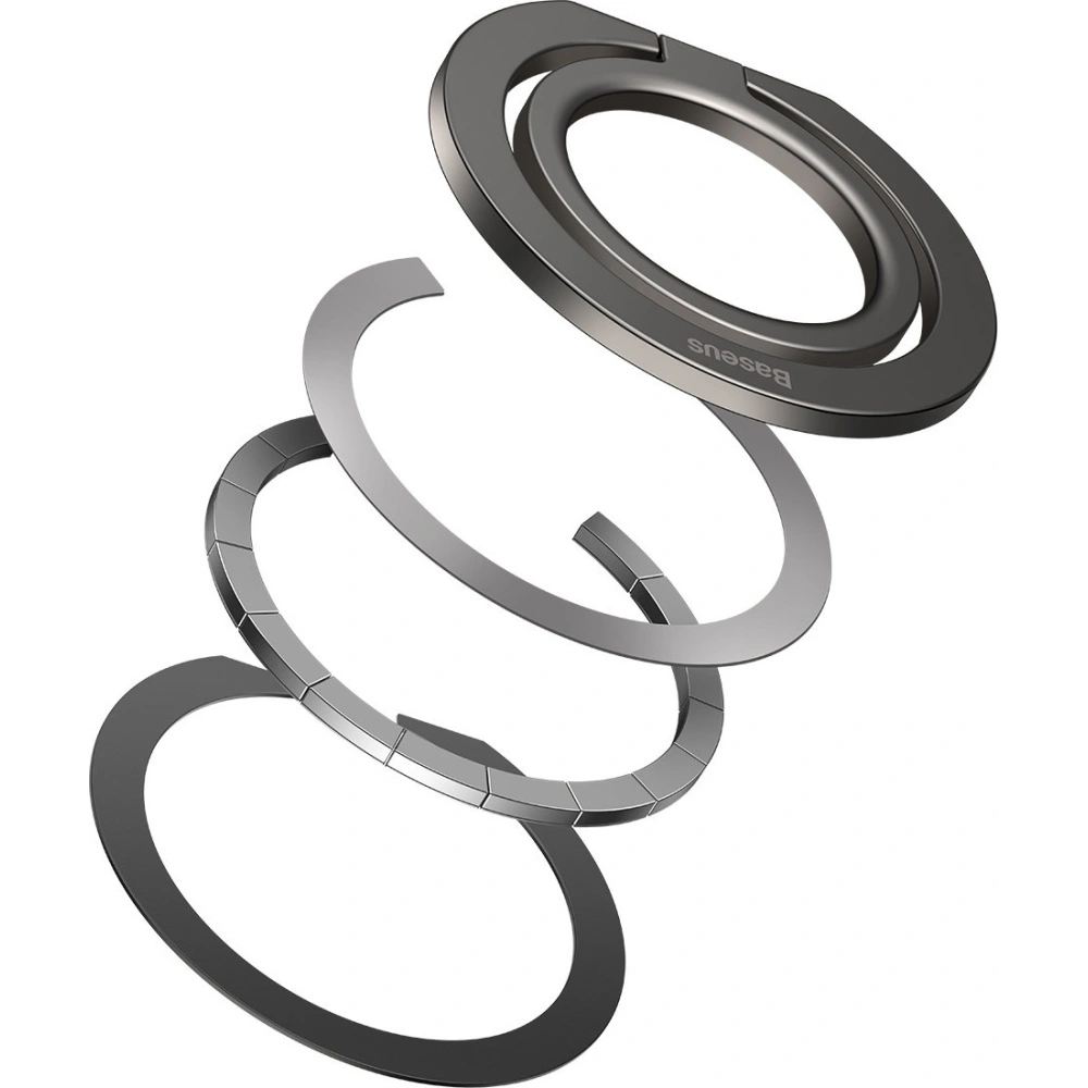 Wholesale Baseus Halo magnetic ring holder phone stand gray - BSU3509 - {ean13} - Hurt