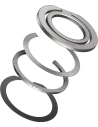 Wholesale Baseus Halo magnetic ring holder silver phone stand - BSU3510 - {ean13} - Hurt