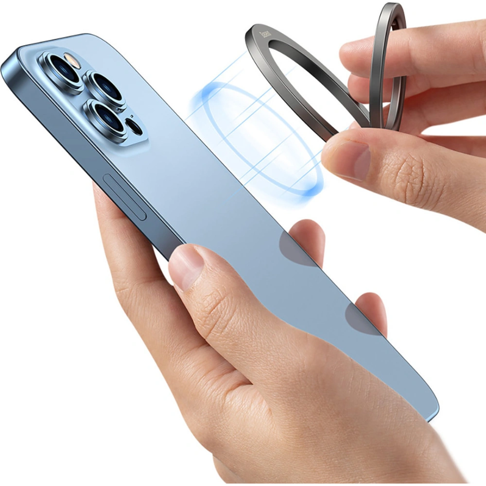 Wholesale Baseus Halo magnetic ring holder silver phone stand - BSU3510 - {ean13} - Hurt