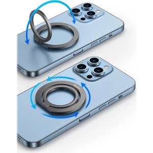 Wholesale Baseus Halo magnetic ring holder silver phone stand - BSU3510 - {ean13} - Hurt