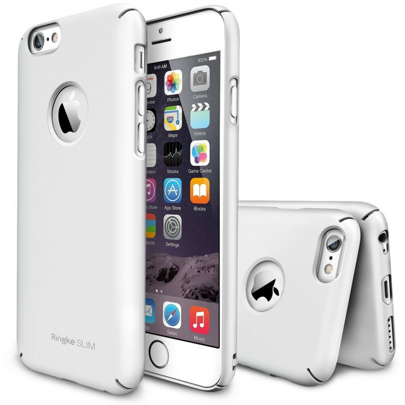 Hurtownia Ringke - 8809419552016 - RGK960WHT - Etui Ringke Slim Logo Cut-Out Apple iPhone 6/6s Plus White - B2B homescreen