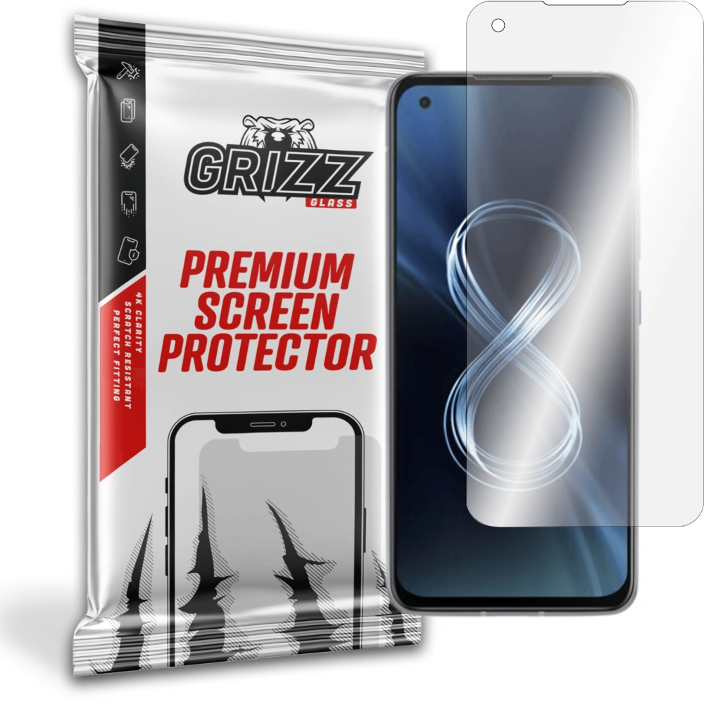 Hurtownia GSM - Hybrydní sklo GrizzGlass HybridGlass pro Asus Zenfone 8 5G - GRZ847 - {ean13} - Hurt