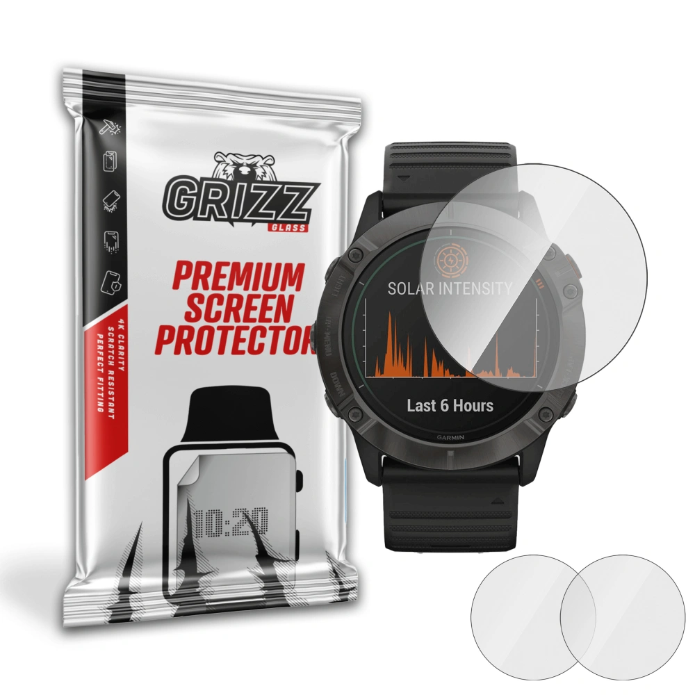 Hybidní sklo GrizzGlass HybridGlass pro Garmin Fenix 6x / 6x Pro