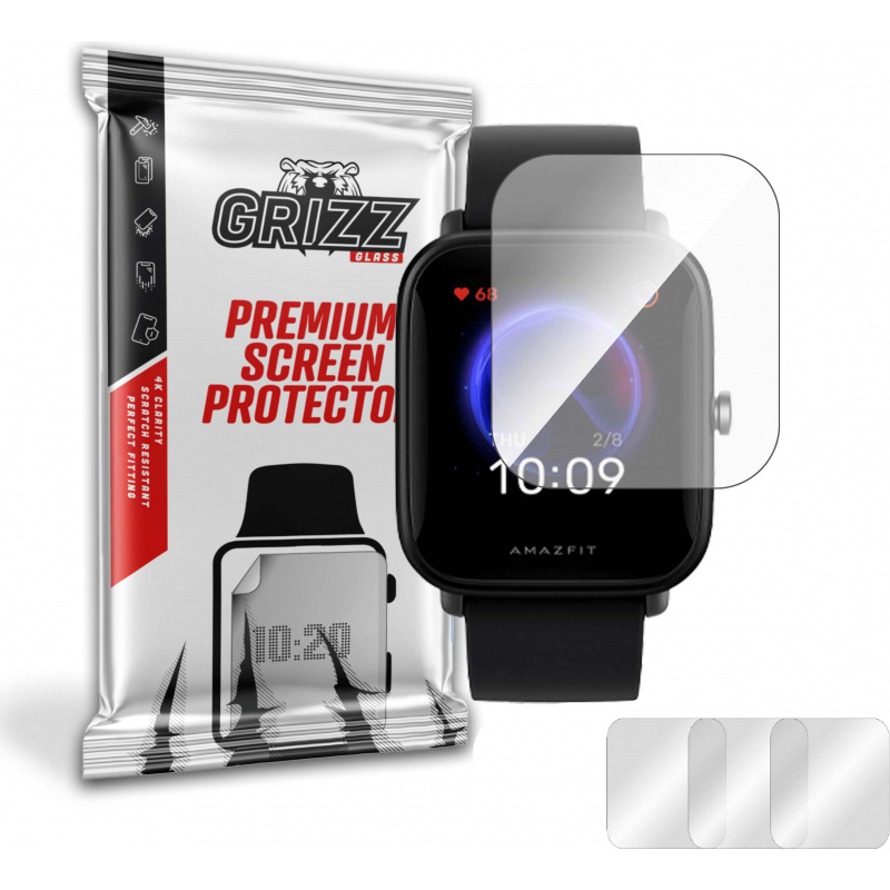 GrizzGlass Distributor - 5904063504626 - GRZ909 - Grizz hydrogel screen protector Amazfit Bip U Pro - B2B homescreen
