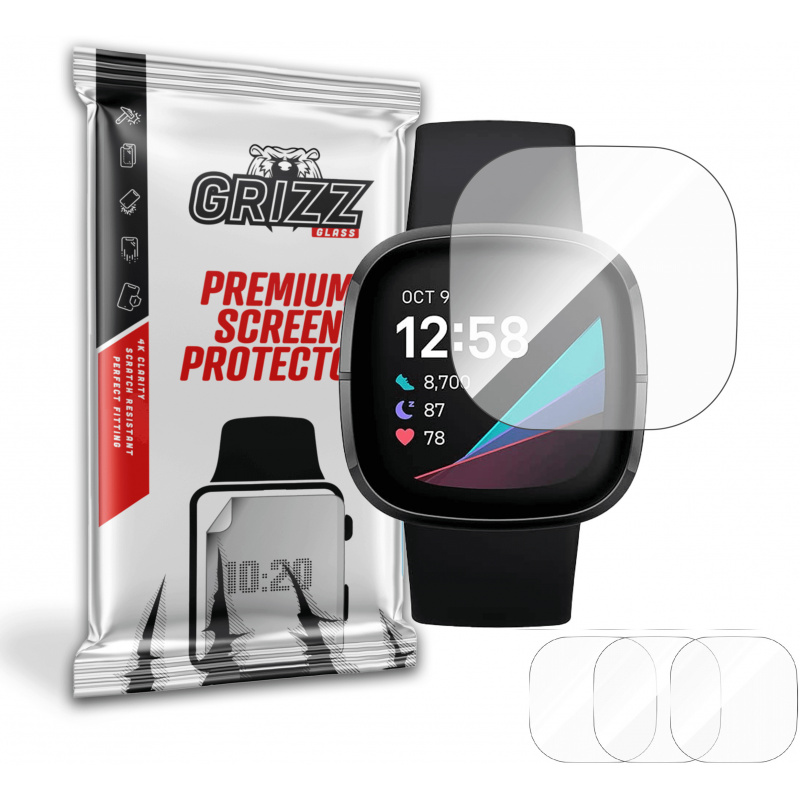 GrizzGlass Distributor - 5904063504633 - GRZ910 - Grizz hydrogel screen protector Fitbit Sense - B2B homescreen