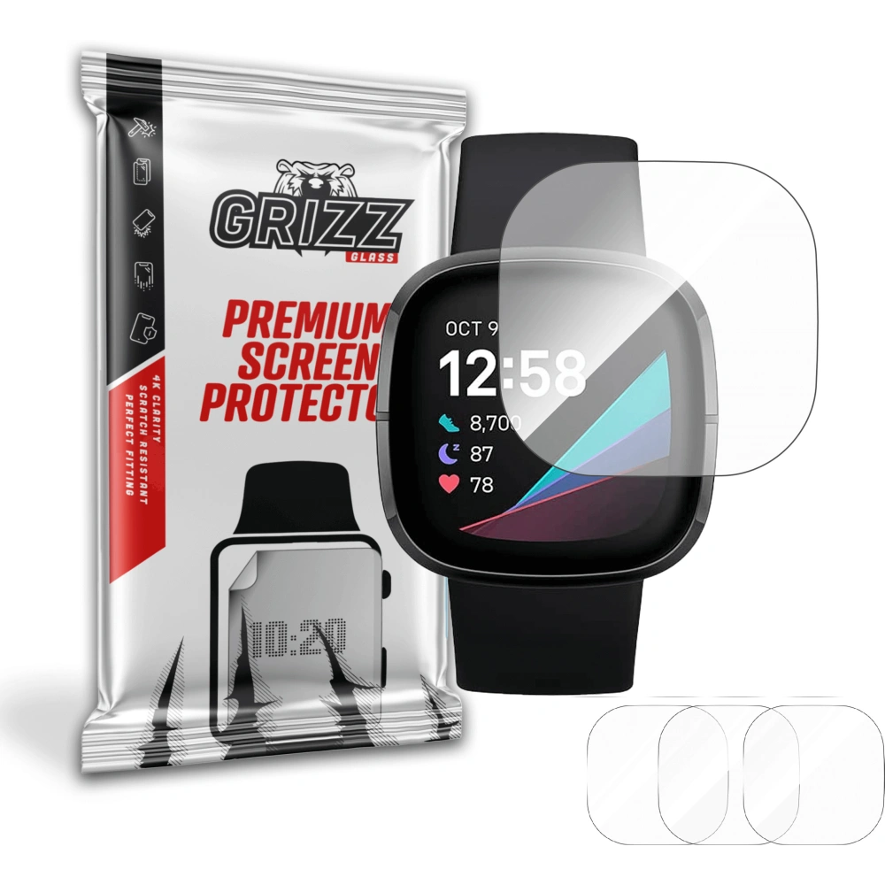 Hurtownia GSM - Fólie hydrogelová GrizzGlass Hydrofilm pro Fitbit Sense - GRZ910 - {ean13} - Hurt