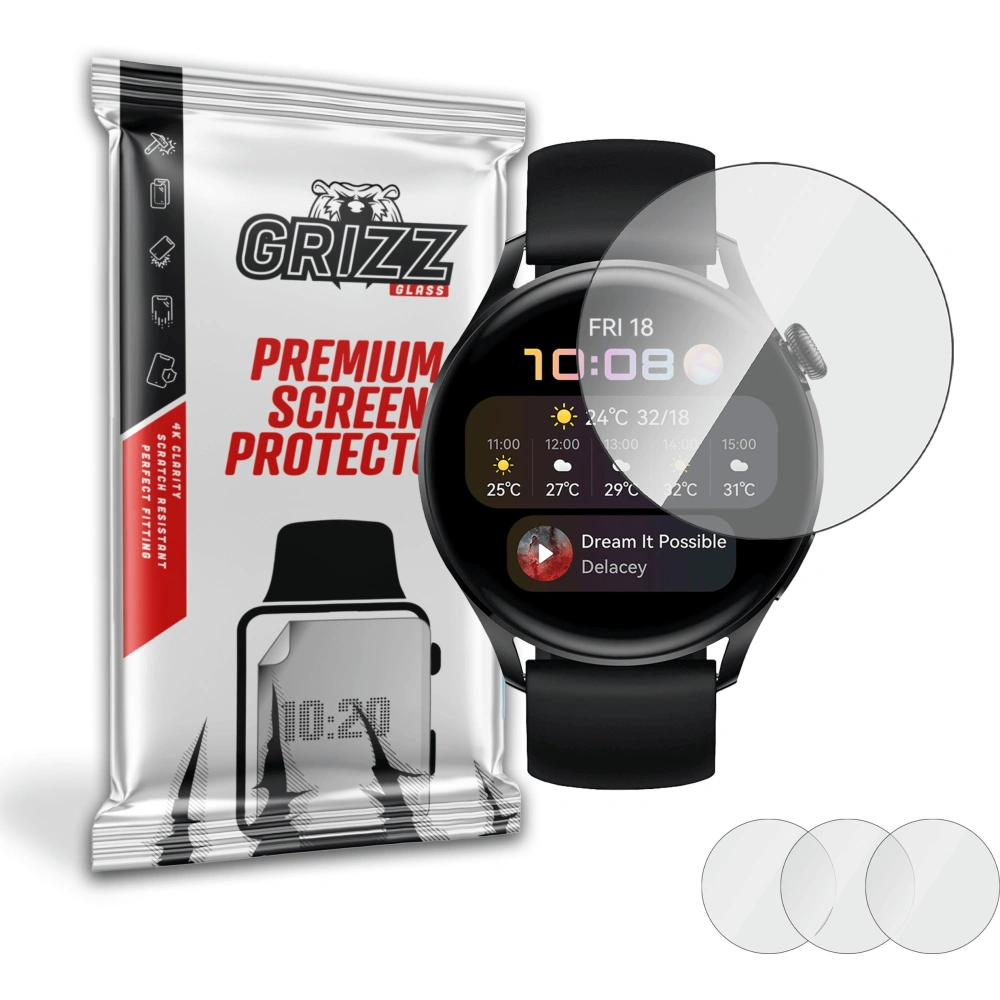 Hurtownia GSM - Folie hydrogelová GrizzGlass Hydrofilm pro Huawei Watch 3 - GRZ914 - {ean13} - Hurt