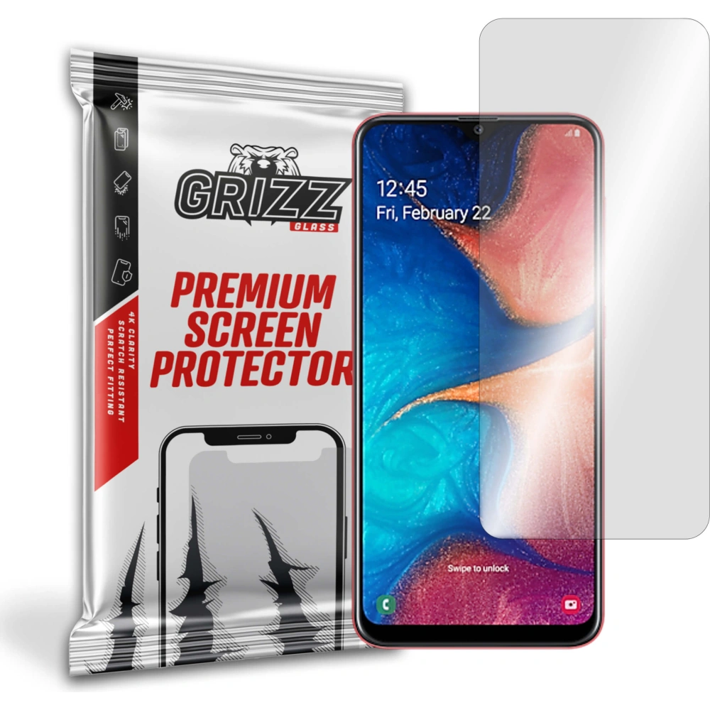 Hurtownia GSM - Sticlă hibridă GrizzGlass HybridGlass pentru Samsung Galaxy A20 - GRZ981 - {ean13} - Hurt