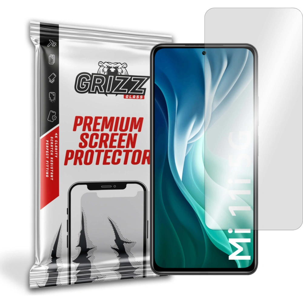 Hurtownia GSM - Szkło hybrydowe GrizzGlass HybridGlass do Xiaomi Mi 11i 5G - GRZ988 - {ean13} - Hurt