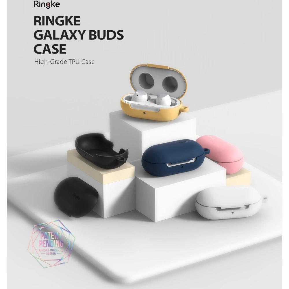 Hurtownia GSM - Etui z TPU Ringke pro Samsung Galaxy Buds/Buds+ Honey Mustard - RGK976YEL - {ean13} - Hurt