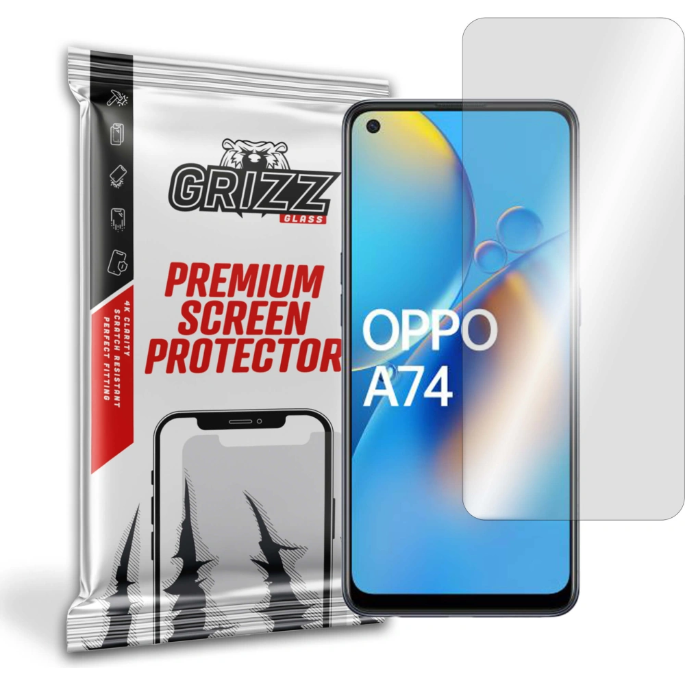 Hurtownia GSM - Szkło hybrydowe GrizzGlass HybridGlass do Oppo A74 4G - GRZ1043 - {ean13} - Hurt