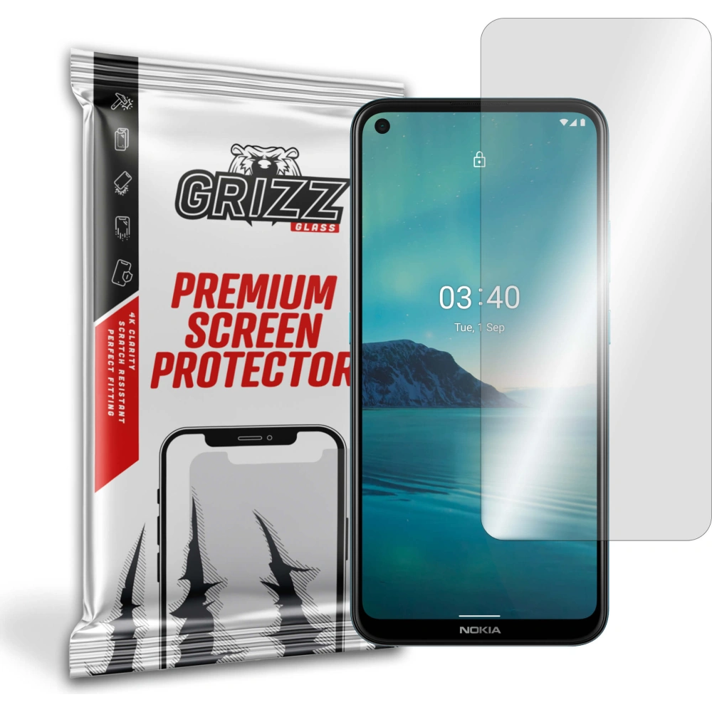 Hurtownia GSM - Sticlă hibridă GrizzGlass HybridGlass pentru Nokia 3.4 - GRZ1051 - {ean13} - Hurt