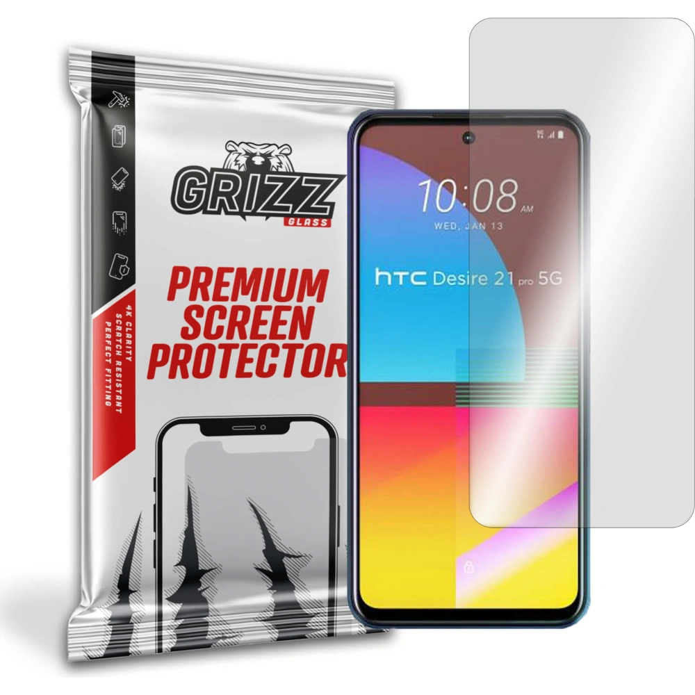 Hurtownia GSM - Hybrydové sklo GrizzGlass HybridGlass pro HTC Desire 21 Pro 5G - GRZ1073 - {ean13} - Hurt
