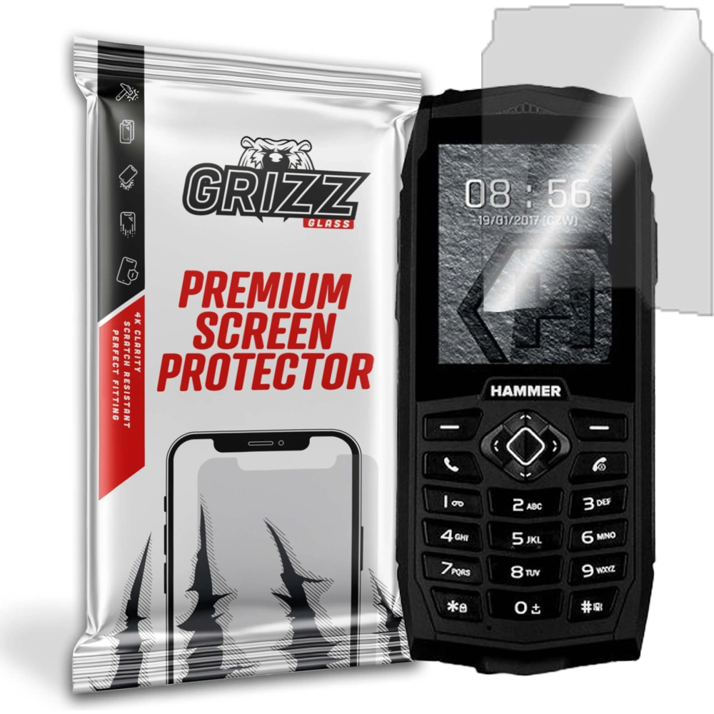 Wholesale GrizzGlass HybridGlass MyPhone Hammer 3 - GRZ1109 - {ean13} - Hurt