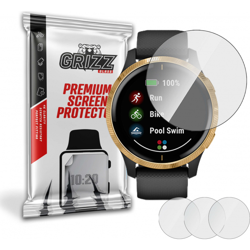 GrizzGlass Distributor - 5904063508532 - GRZ1121 - Grizz hydrogel screen protector Garmin Venu - B2B homescreen