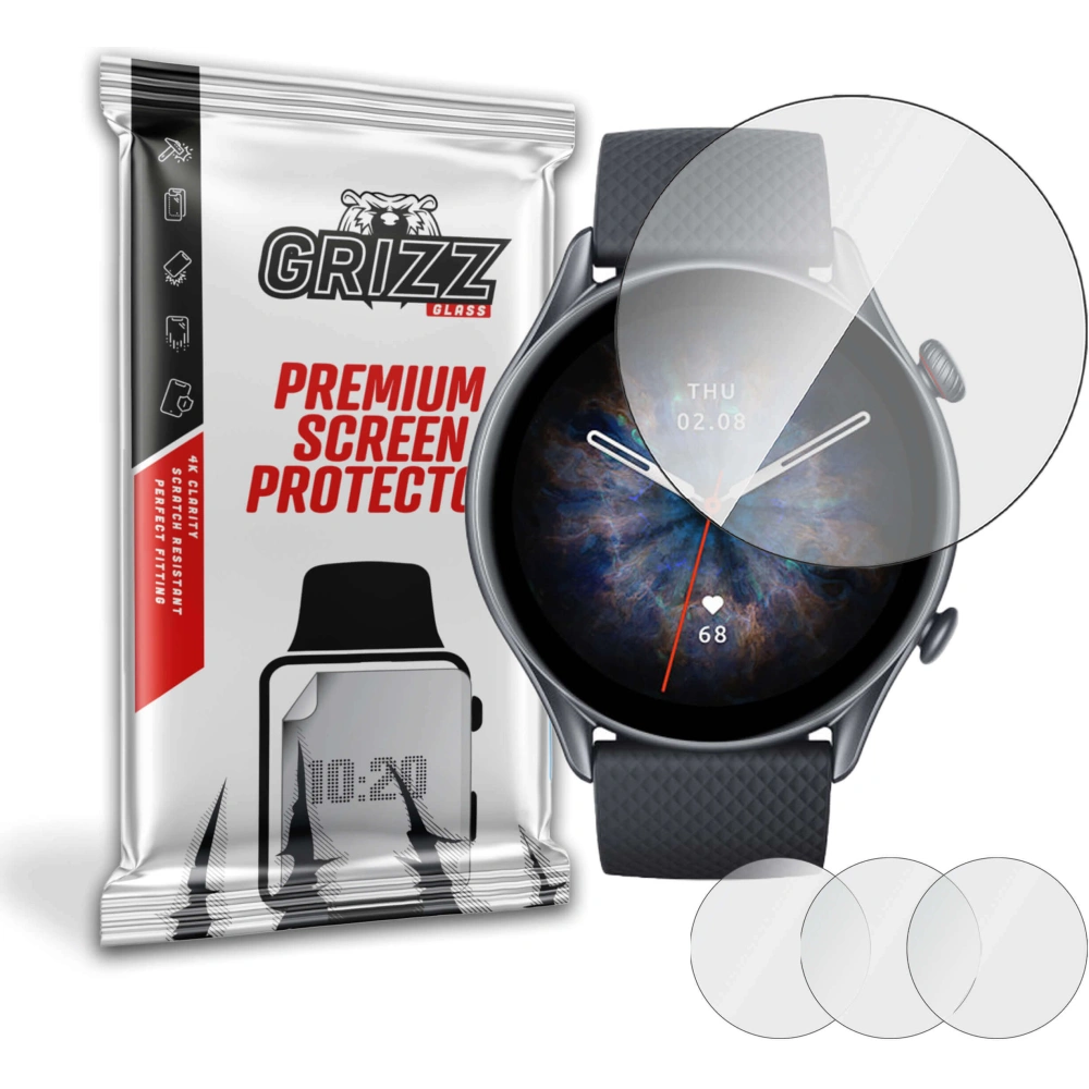 Hurtownia GSM - Folia hydrożelowa GrizzGlass Hydrofilm do Amazfit GTR 3 Pro - GRZ1139 - {ean13} - Hurt