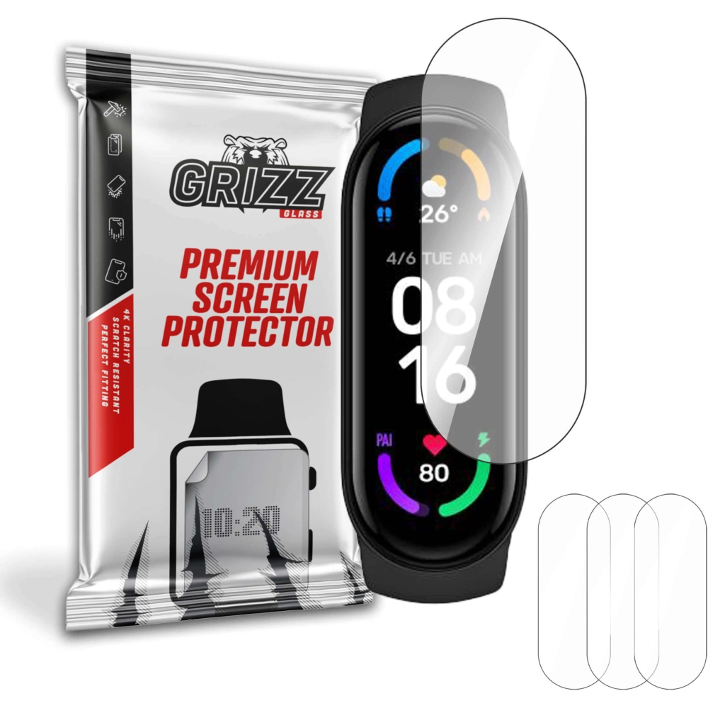 Hurtownia GSM - Folia hydrożelowa GrizzGlass Hydrofilm do Xiaomi Mi Band 6 NFC - GRZ1143 - {ean13} - Hurt