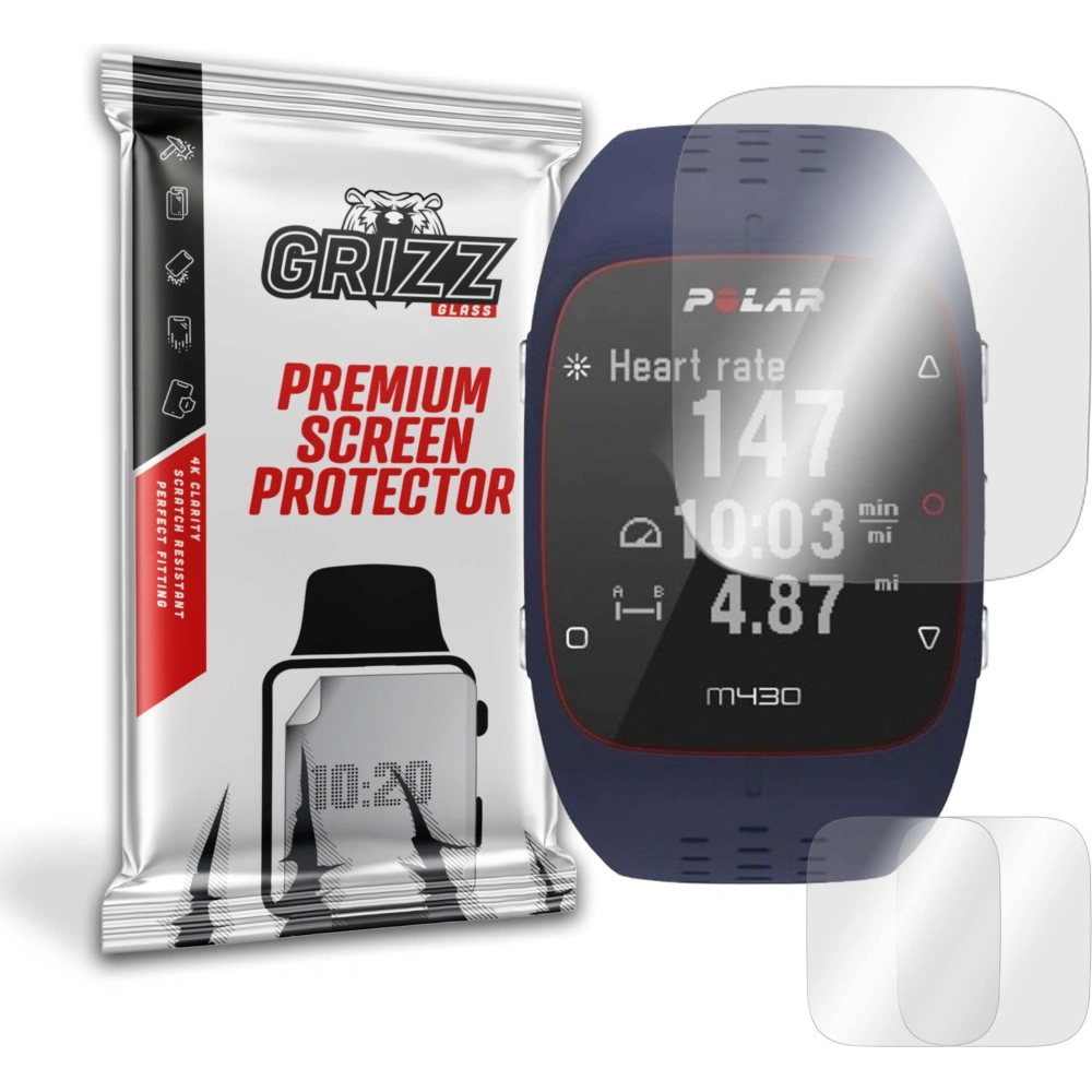 Hurtownia GSM - Szkło hybrydowe GrizzGlass HybridGlass do Polar M430 - GRZ1147 - {ean13} - Hurt