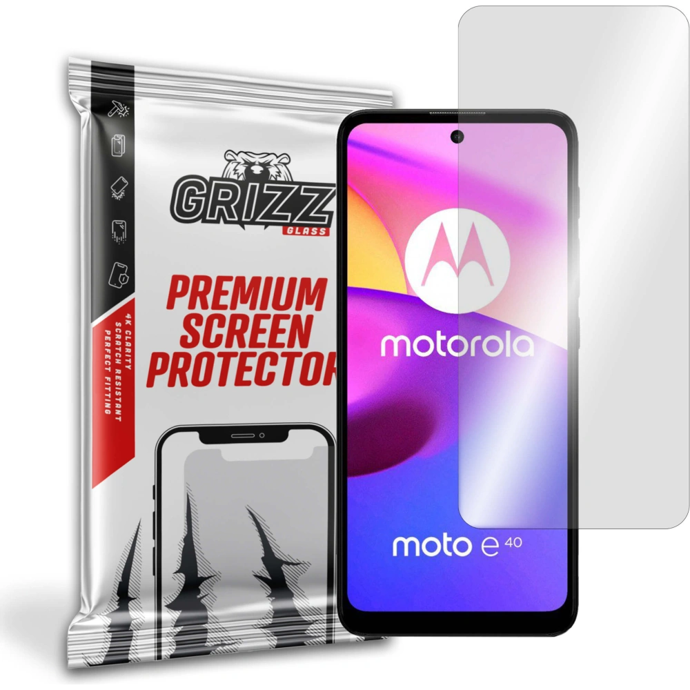 Wholesale GrizzGlass HybridGlass Motorola Moto E40 - GRZ1216 - {ean13} - Hurt