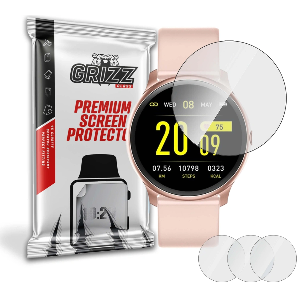 Hurtownia GSM - Folia hydrożelowa GrizzGlass Hydrofilm do Smartwatch KW19 - GRZ1241 - {ean13} - Hurt