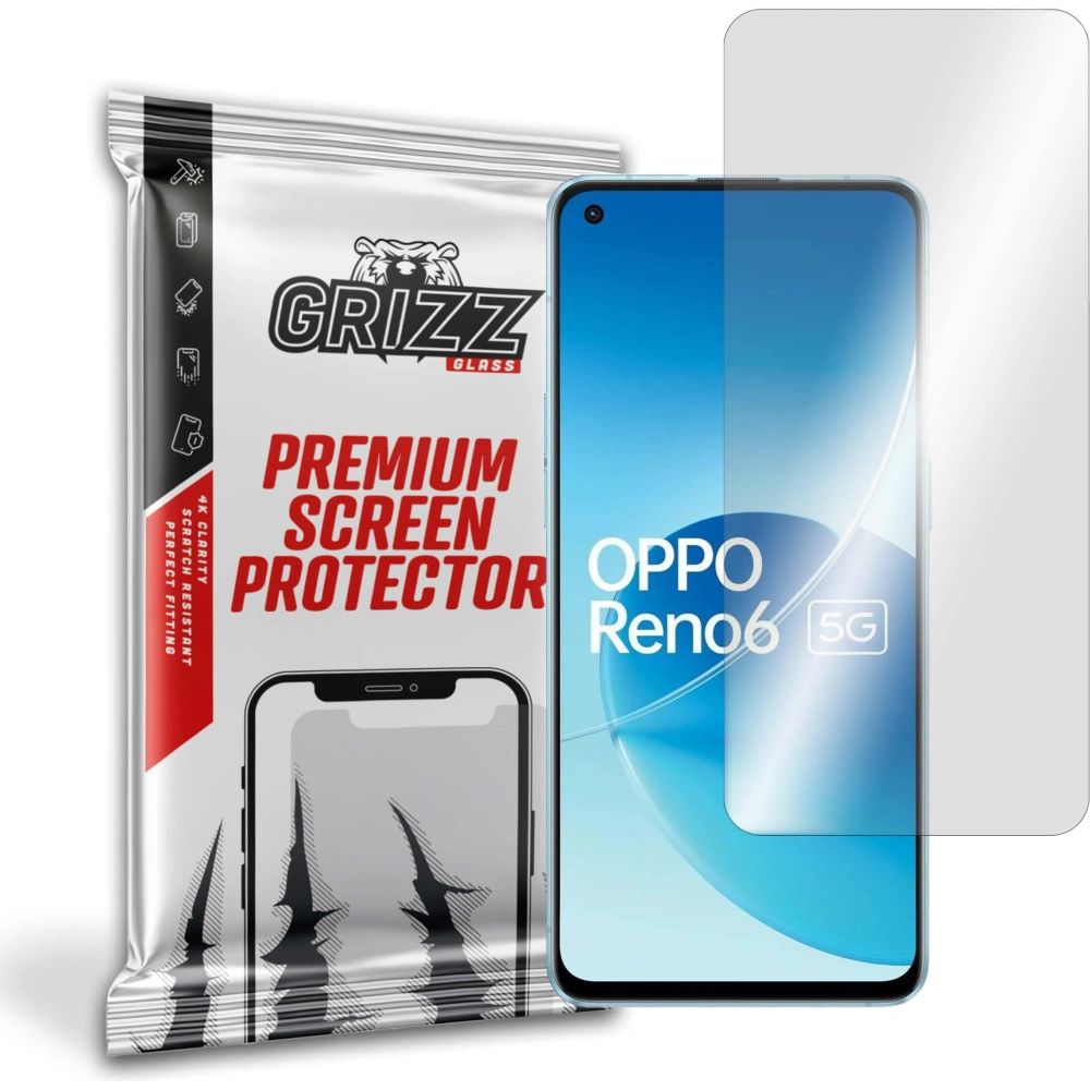 Hurtownia GSM - Szkło hybrydowe GrizzGlass HybridGlass do OPPO Reno6 5G - GRZ1244 - {ean13} - Hurt
