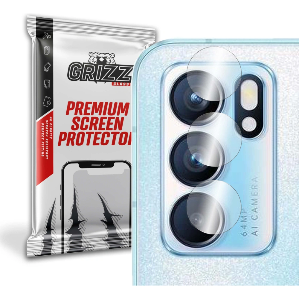 Hurtownia GSM - Sklo na aparát GrizzGlass HybridGlass Camera pro OPPO Reno 6 - GRZ1285 - {ean13} - Hurt